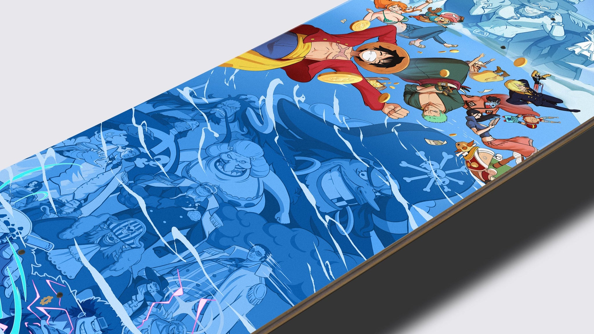 One Piece Skateboard Deck