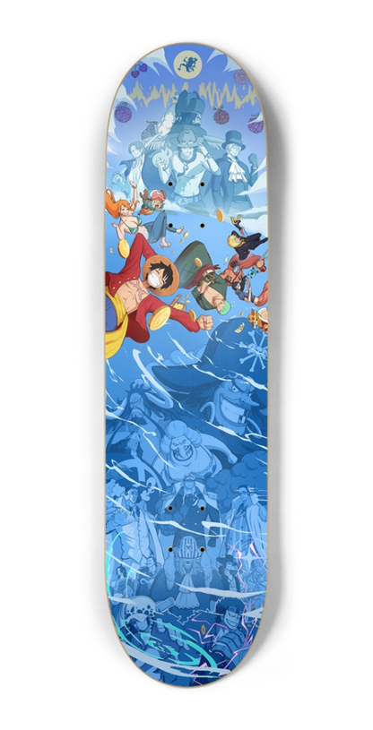 One Piece Skateboard Deck